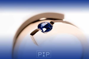 Piet Peperkamp collectie Blue ring detail
